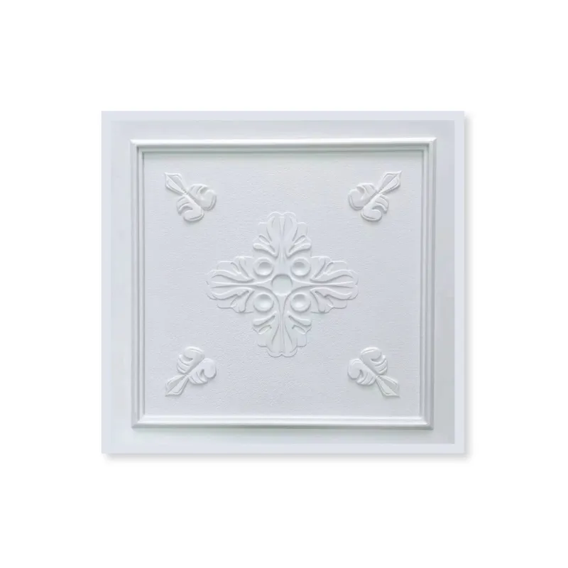 POLYWOOD CEILING TILE CPL0624-6006-WHITE WHITE PVC